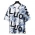 Men Loose Half Sleeves Shirt Summer Ice Silk Bottoming T shirt Loose Round Neck Pullover Tops green M