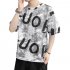 Men Loose Half Sleeves Shirt Summer Ice Silk Bottoming T shirt Loose Round Neck Pullover Tops green M