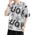 Men Loose Half Sleeves Shirt Summer Ice Silk Bottoming T shirt Loose Round Neck Pullover Tops green L