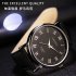 Men Luxury Blue Ray Waterproof Leather Band Quartz Wristwatch