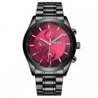 Men Luxury Wristwatch Wine Red surface 8251 