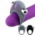 Men Masturbation Vibrators Delay Premature Ejaculation Lock Penis Sets Silicone Vibration Ring Adult Game Sex Toy gray
