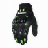 Men Motorcycle Riding Protective  Gloves For  Riders  Bikers green M