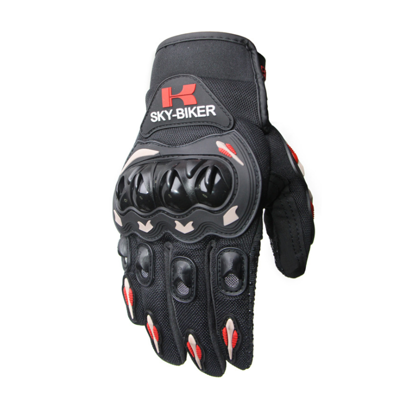 Men Motorcycle Riding Protective  Gloves For  Riders  Bikers red_M