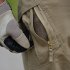 Men Outdoor Military Fan Multi pockets Pant Breathable Cotton Casual Pants Khaki L