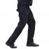 Men Outdoor Military Fan Multi pockets Pant Breathable Cotton Casual Pants black L