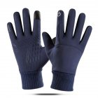 Men Outdoor Sports Gloves Touch Screen Waterproof Non-slip Tactical Gloves For Training Cycling Fitness blue M