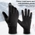Men Outdoor Sports Gloves Touch Screen Waterproof Non slip Tactical Gloves For Training Cycling Fitness black buckle M