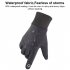Men Outdoor Sports Gloves Touch Screen Waterproof Non slip Tactical Gloves For Training Cycling Fitness black buckle M