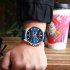 Men Quartz Watch Chronograph Date Luminous Waterproof Stainless Steel Band Business Wristwatch Black