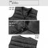 Men Rechargeable Heating Vest Large Size V neck Usb Smart Constant Temperature Heating Vest Jacket Sapphire Blue M