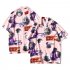 Men Retro Hawaiian Printing T shirt Summer Short Sleeves Lapel Cardigan Tops For Seaside Beach Vacation Travel CK55 M