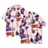 Men Retro Hawaiian Printing T shirt Summer Short Sleeves Lapel Cardigan Tops For Seaside Beach Vacation Travel CK56 L
