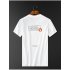 Men Round Neck Short Sleeves Tops Summer Fashion Cartoon Rabbit Printing T shirt Casual Large Size Shirt red L