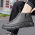 Men Safety Shoes Boots High Top Artificial PU Leather Waterproof Comfortable Lightweight Anti Slip Work Casual Shoes Ankle Boots grey 42