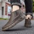 Men Safety Shoes Boots High Top Artificial PU Leather Waterproof Comfortable Lightweight Anti Slip Work Casual Shoes Ankle Boots brown 43