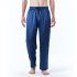 Men Satin Pants Casual Mid waist Simple Solid Color Loose Large Size Trousers Homewear black XL