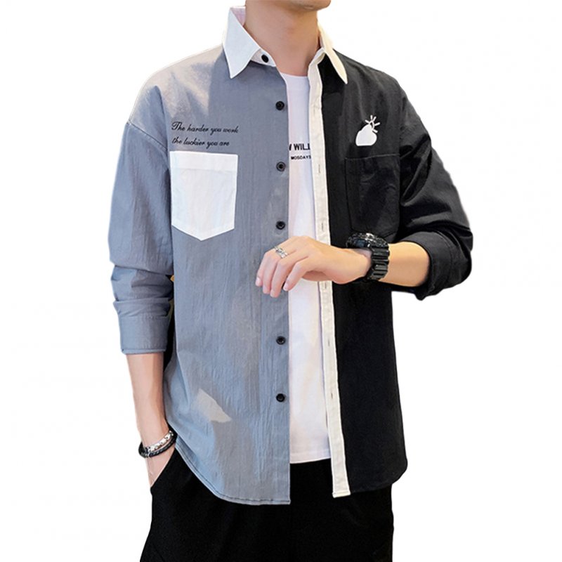 gray colour jeans matching shirt