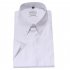 Men Short Sleeve Formal Shirt Casual Autumn Lapel Business Shirt for Adults Black XL