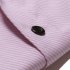 Men Short Sleeve Formal Shirt Casual Business Autumn Lapel Adults Tops Pink M