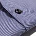Men Short Sleeve Formal Shirt Casual Business Autumn Lapel Adults Tops blue M