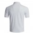 Men Short Sleeve Shirts Solid Color Lapel Collar Casual Tops for Daily Sports Wearing black XL