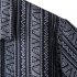 Men Short Sleeves Beach Shirt Trendy Hawaiian Printing Lapel Slim Fit Cardigan Tops XH42 M