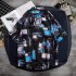 Men Short Sleeves T shirt Summer Thin Trendy Printing Lapel Cardigan Tops Loose Casual Beach Shirt For Couple YS042 white XL