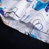 Men Short Sleeves T shirt Summer Thin Trendy Printing Lapel Cardigan Tops Loose Casual Beach Shirt For Couple YS042 white XL
