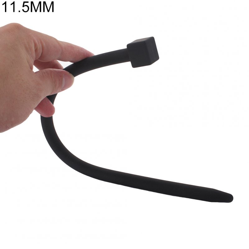 Men Silicone Urethral Rod Sound Dilator Stretching Penis Plug Adult Products  11.5MM