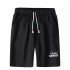 Men Simple Casual Loose Comfortable Fifth Pants Homewear Navy XL