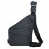 Men Sling Casual Bag Messenger Anti Theft Oblique Cross Bag Chest Bag Pack Single Shoulder Pack with Magnetic Buckle