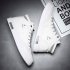 Men Sneakers Casual Shoes Ergonomic Anti slip Design Lightweight Breathable Minimalist Sports Shoes Fashion Platform Shoes white gray 41