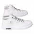 Men Sneakers Casual Shoes Ergonomic Anti slip Design Lightweight Breathable Minimalist Sports Shoes Fashion Platform Shoes white gray 42