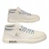 Men Sneakers Casual Shoes Ergonomic Anti slip Design Lightweight Breathable Minimalist Sports Shoes Fashion Platform Shoes Beige blue 44