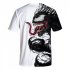 Men Soft 3D Digital Printing Fashion Summer Round Collar Casual T shirt Tops Venom XXL