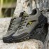 Men Sport Shoes Front Tie Casual Sports Shoes Anti slip Rubber Soles Running Shoes For Outdoor Hiking Travel Khaki 41
