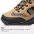 Men Sport Shoes Front Tie Casual Sports Shoes Anti slip Rubber Soles Running Shoes For Outdoor Hiking Travel Khaki 41