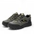 Men Sport Shoes Front Tie Casual Sports Shoes Anti slip Rubber Soles Running Shoes For Outdoor Hiking Travel Khaki 41
