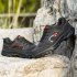 Men Sport Shoes Front Tie Casual Sports Shoes Anti slip Rubber Soles Running Shoes For Outdoor Hiking Travel Khaki 41