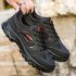 Men Sport Shoes Front Tie Casual Sports Shoes Anti slip Rubber Soles Running Shoes For Outdoor Hiking Travel Khaki 41