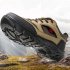 Men Sport Shoes Front Tie Casual Sports Shoes Anti slip Rubber Soles Running Shoes For Outdoor Hiking Travel Khaki 41