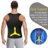 Men Sports Body Shaper Waist Trainer Double Sided Zipper Weight Loss Sauna Suit Slimming Shapewear black XXL