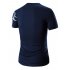 Men Sports Leisure Printing T Shirts Short Sleeve Round Neck Sweat Absorbent Breathable Quick Drying Tops white XL