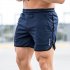 Men Sports Short Pants Quick drying Elastic Cotton Leisure Pants blue L
