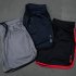 Men Sports Short Pants Quick drying Elastic Cotton Leisure Pants Navy blue L