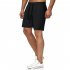 Men Sports Shorts Quick drying Solid color Fitness Pants Beach Casual Cropped Pants grey L