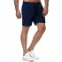 Men Sports Shorts Quick drying Solid color Fitness Pants Beach Casual Cropped Pants grey L