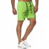 Men Sports Shorts Quick drying Solid color Fitness Pants Beach Casual Cropped Pants yellow L