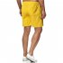 Men Sports Shorts Quick drying Solid color Fitness Pants Beach Casual Cropped Pants yellow XXXL
